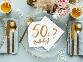 50th Birthday! servetit 20kpl/pkt 