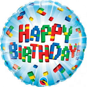 Happy Birthday blocks perusfoliopallo