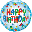 Happy Birthday blocks perusfoliopallo