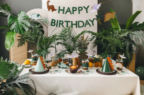 Dinosaurus Happy Birthday banneri 3m