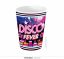 Disco fever pahvimukit 6kpl/pkt