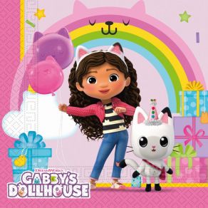 Gabby's doll house lautasliinat 20kpl/pkt