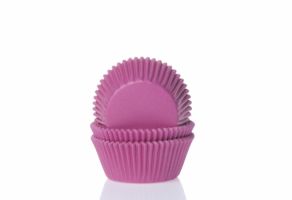Mini-muffinssivuoka 60kpl/pkt, hot pink