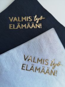 VALMIS työelämään! lautasliinat 20kpl/pkt