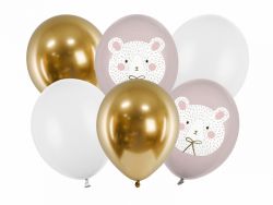 Jääkarhu kumipallot 6kpl/pss