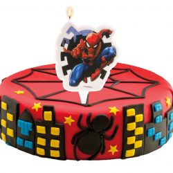 Spiderman kakkukynttilä