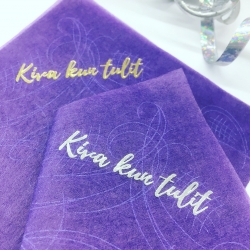 Kiva kun tulit koristeliina 20kpl/pkt, violetti