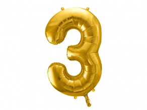 Numerofoliopallo 3, kulta 86cm