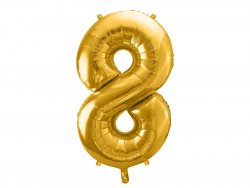 Numerofoliopallo 8, kulta 86cm