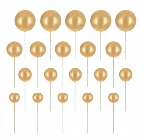 Kakkukoriste pallot 20kpl kulta