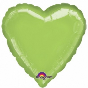 Vihreä sydän foliopallo