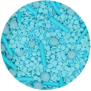 Koristerakeet Sprinkle Medley light blue 70g