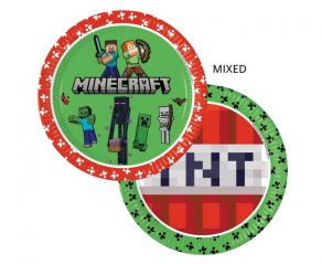 Minecraft isot pahvilautaset 8kpl/pkt