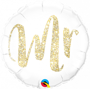 Mr glitter foliopallo gold