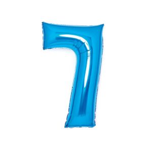 Numerofoliopallo 7, sininen 66cm