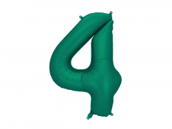Numerofoliopallo 4, vihreä 86cm