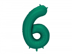 Numerofoliopallo 6, vihreä 86cm