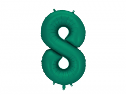 Numerofoliopallo 8, vihreä 86cm