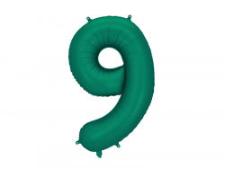 Numerofoliopallo 9, vihreä 86cm
