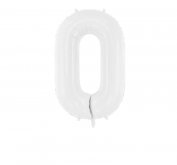 Numerofoliopallo 0, valkoinen 86cm
