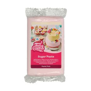 Sokerimassa Pastel Pink 250g, vaniljan maku FunCakes