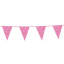 Pinkki pahvinen glitterviiri 6m
