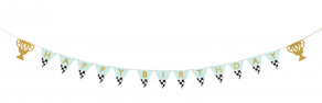Racing happy birthday banneri  2,5m