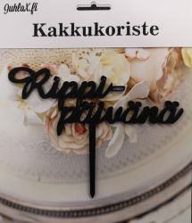 Rippipäivänä kakkukoristetikku