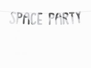 Space Party kirjainbanneri