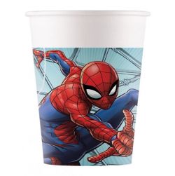 Spiderman pahvimukit 8kpl/pkt