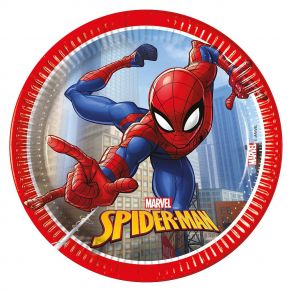 Spiderman pahvilautaset 8kpl/pkt