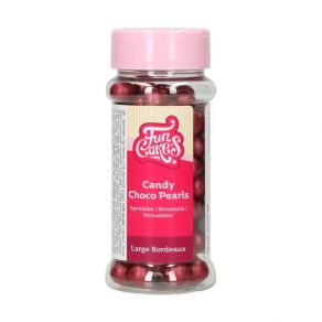 Candy Choco Pearls Large Bordeaux 70g